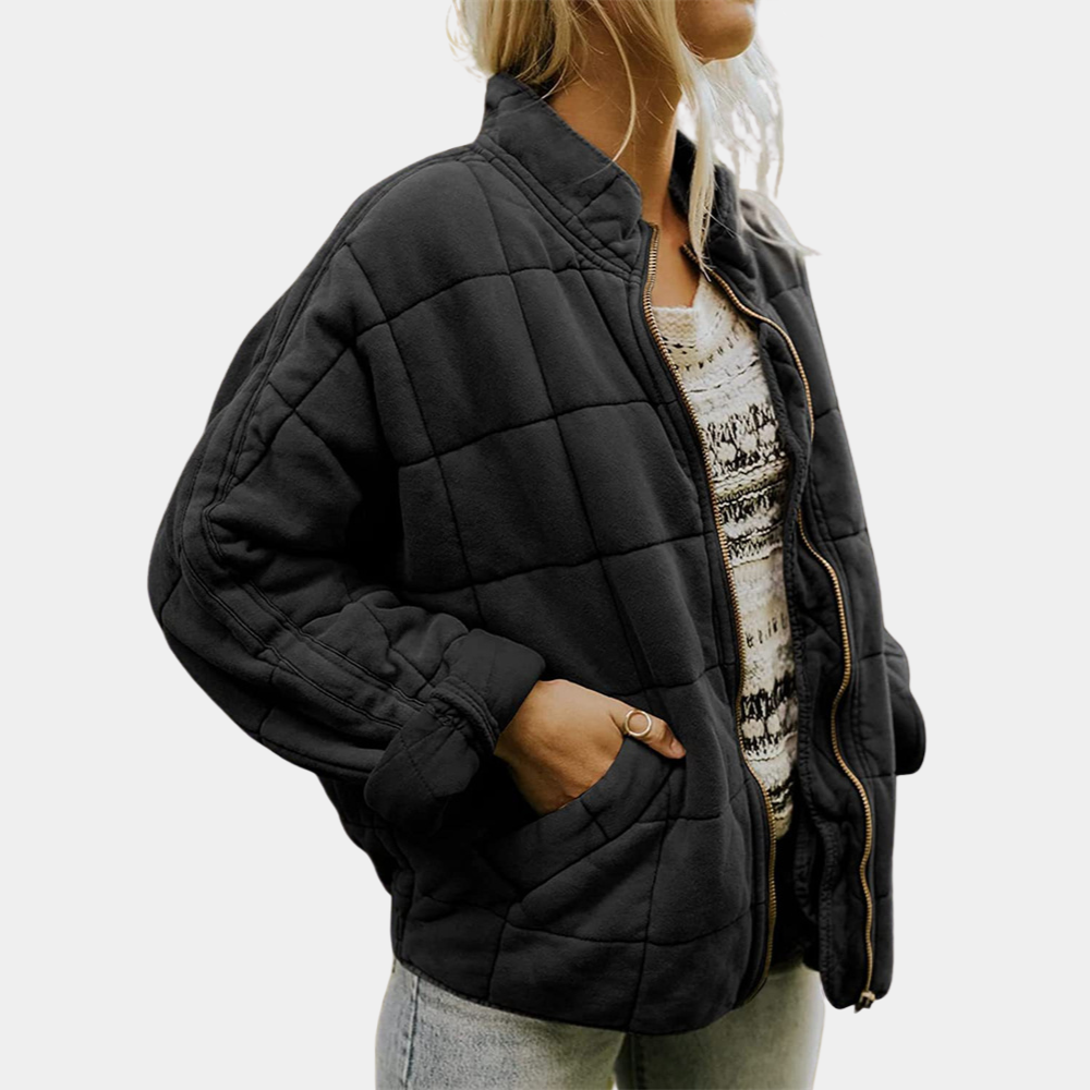 Shana | Chaqueta Acolchada Con Bolsillos Delanteros Con Cremallera