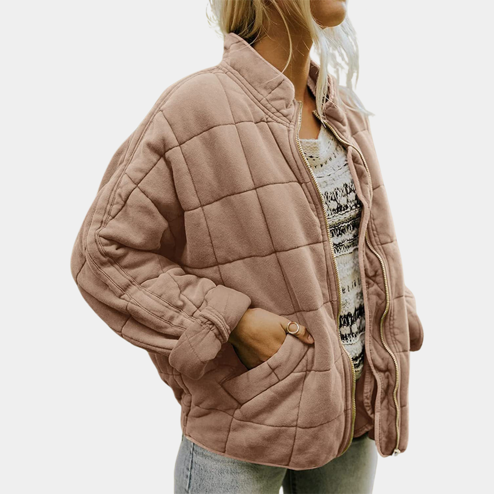 Shana | Chaqueta Acolchada Con Bolsillos Delanteros Con Cremallera