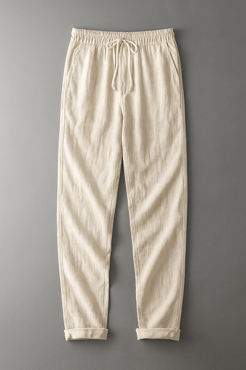 Preston - Pantalones De Mezcla De Lino Con Cordón en La Cintura De Preston
