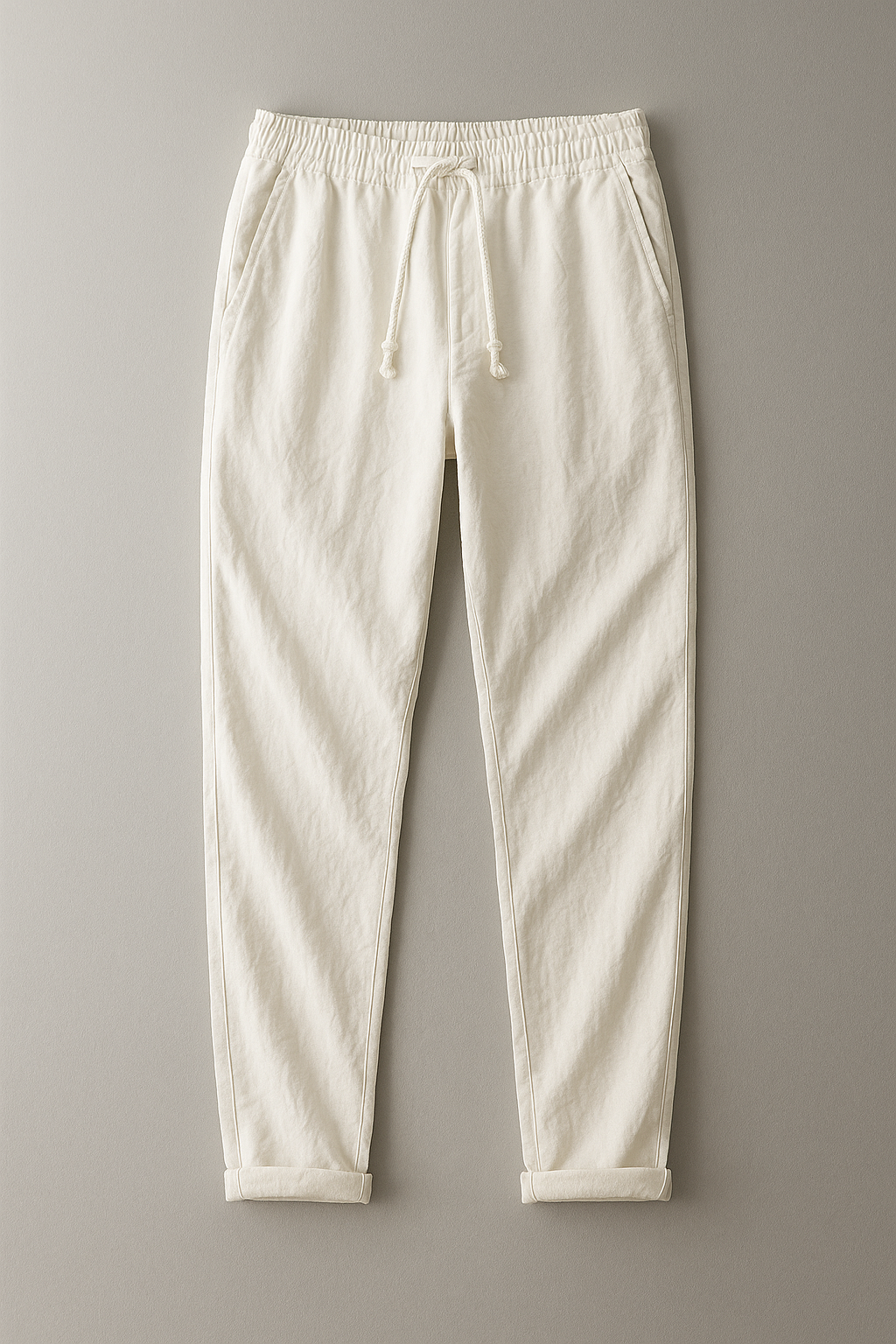 Preston - Pantalones De Mezcla De Lino Con Cordón en La Cintura De Preston