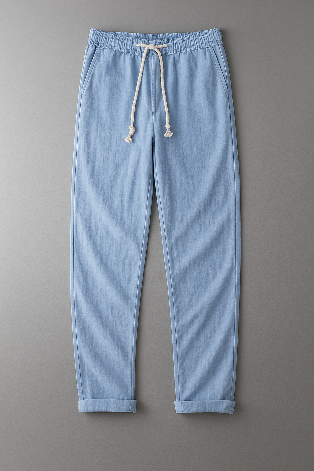 Preston - Pantalones De Mezcla De Lino Con Cordón en La Cintura De Preston