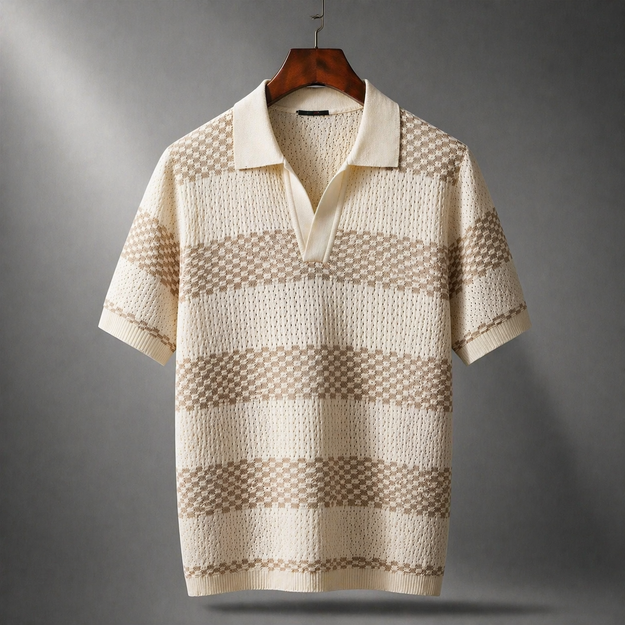 Leunard | Camiseta Polo De Manga Corta De Punto a Rayas
