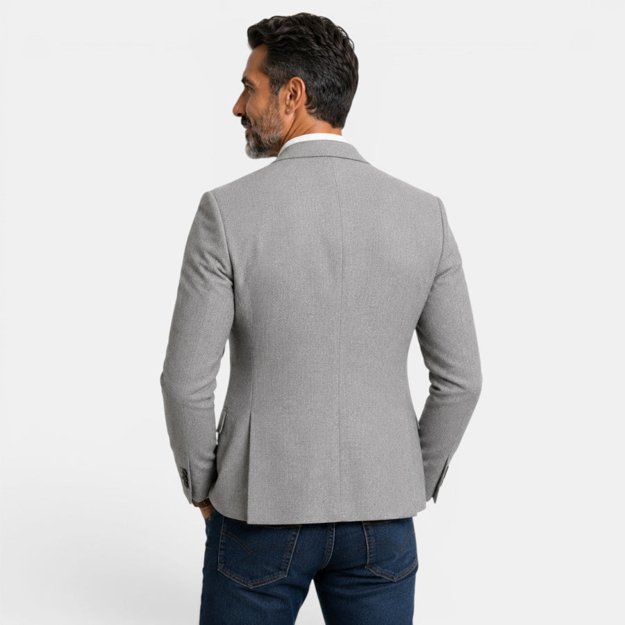 Egidio | Blazer Texturizado con Solapas y Dos Botones