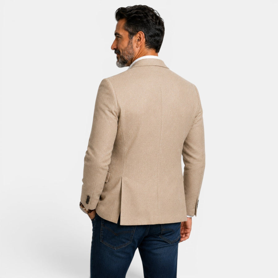 Egidio | Blazer Texturizado con Solapas y Dos Botones
