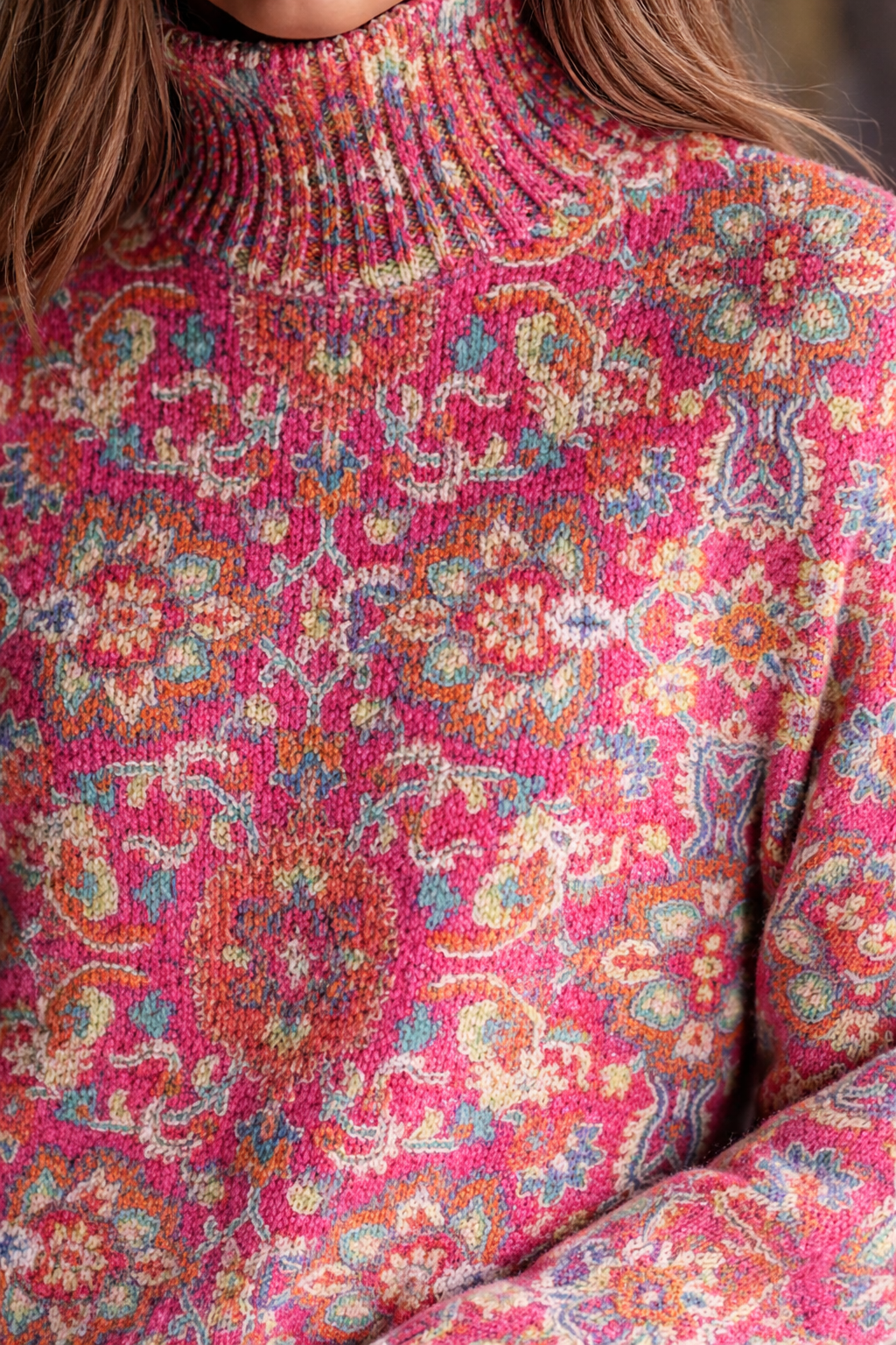 Miraen | Jersey De Cuello Alto Con Estampado