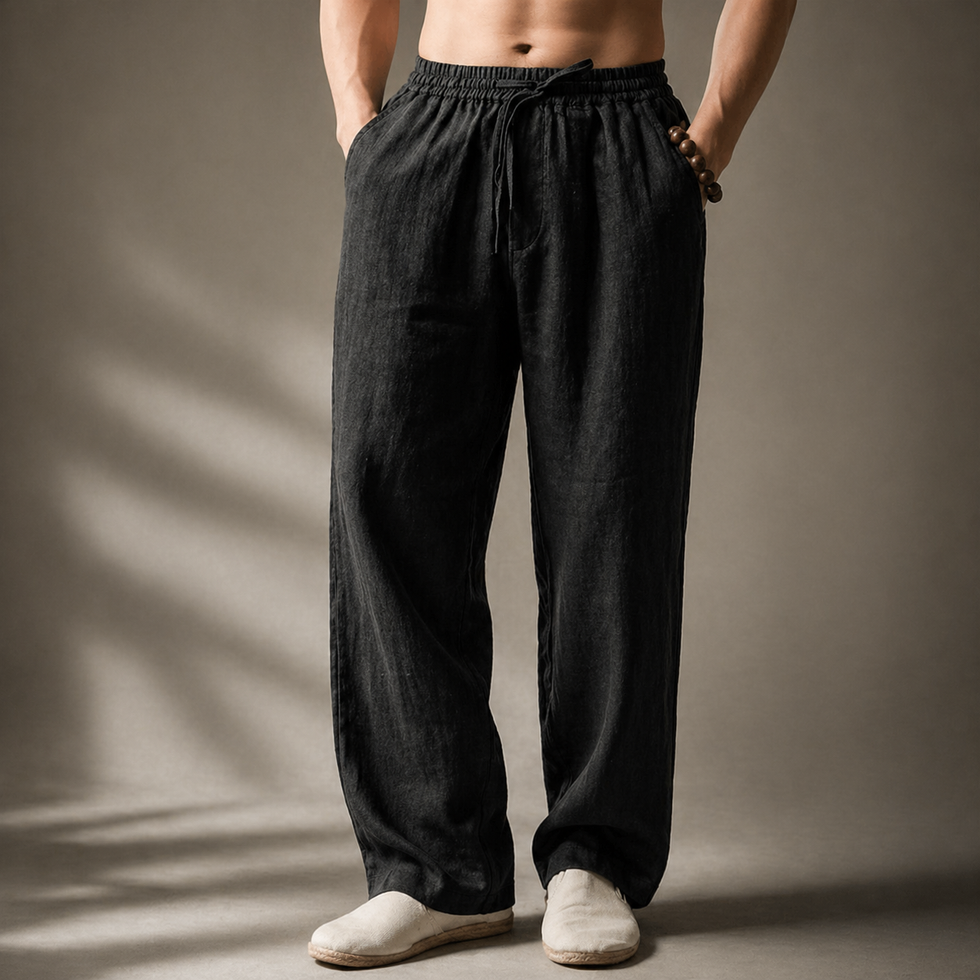 Samoel | Pantalones De Corte Holgado Con Cordón en La Cintura