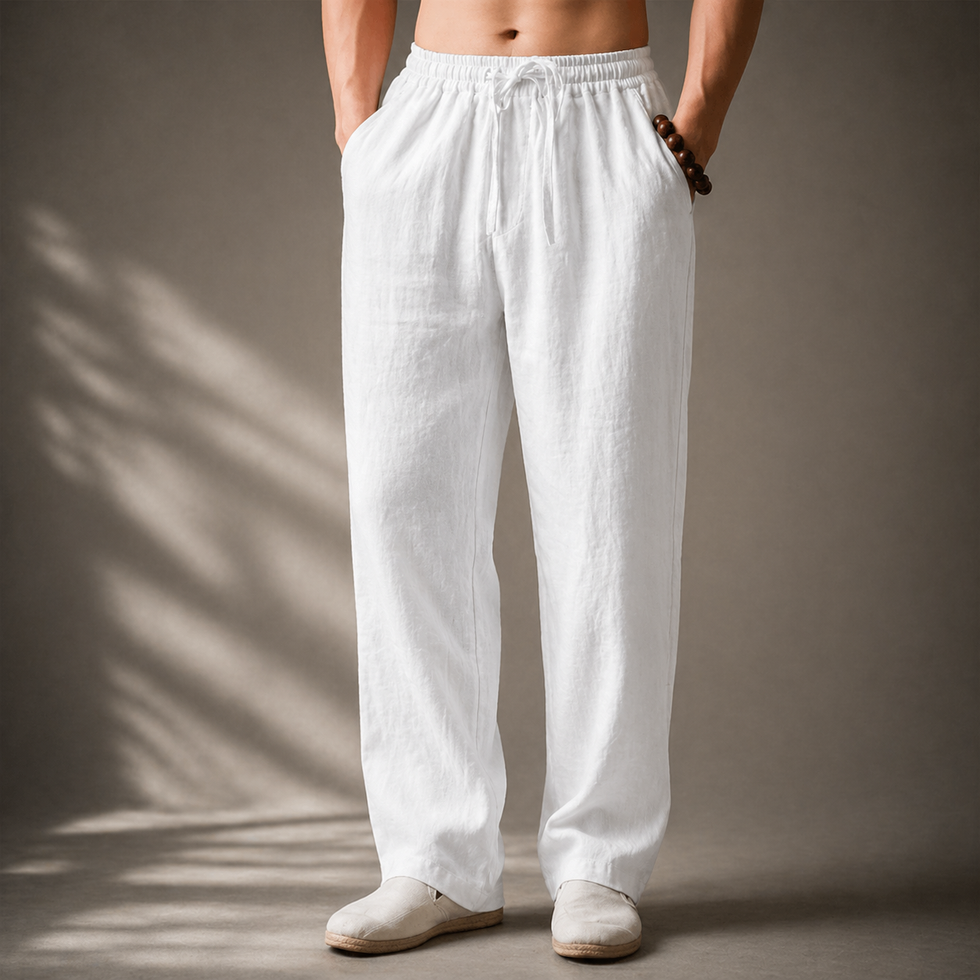 Samoel | Pantalones De Corte Holgado Con Cordón en La Cintura