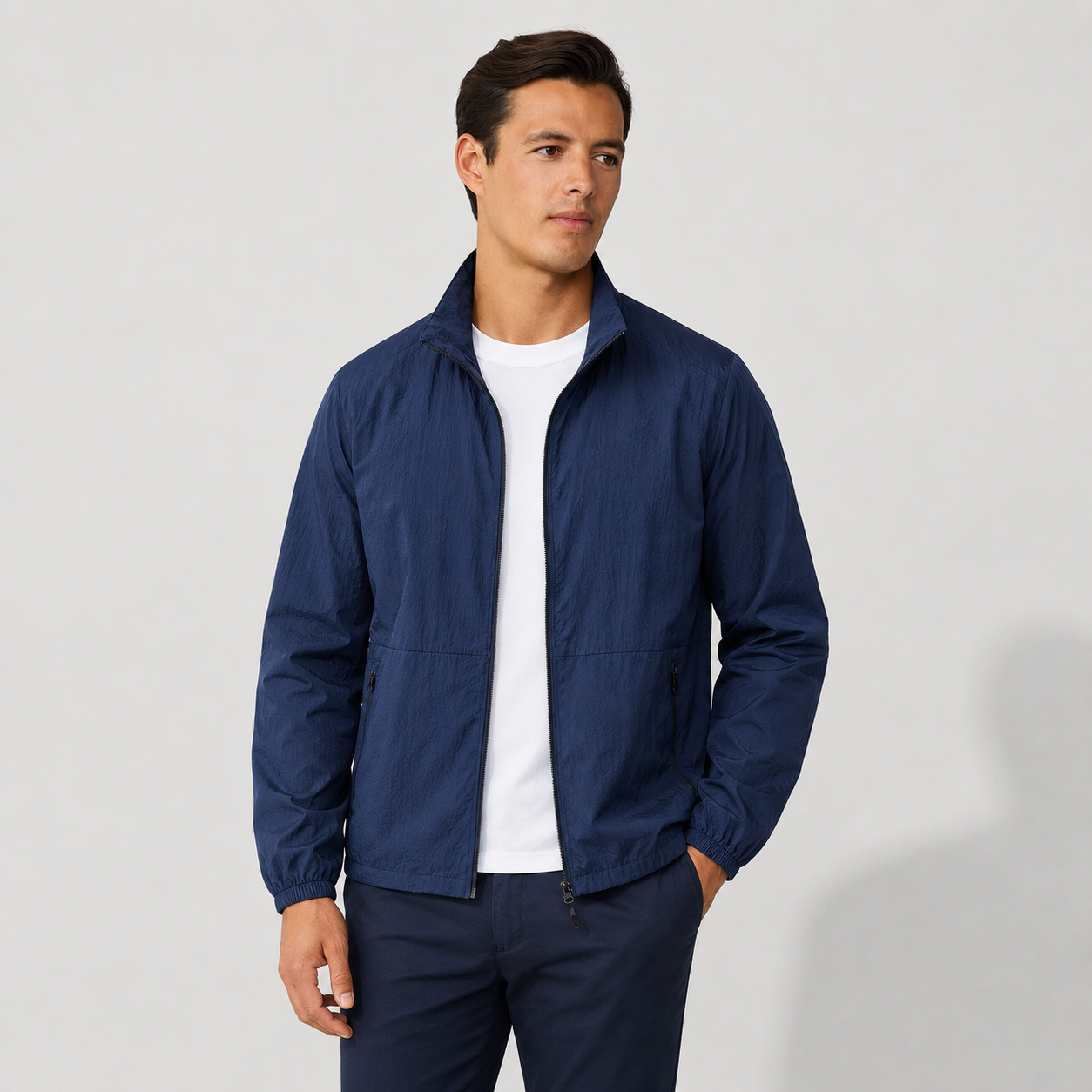 Rickie  - Chaqueta Cortavientos Ligera Con Cremallera Frontal