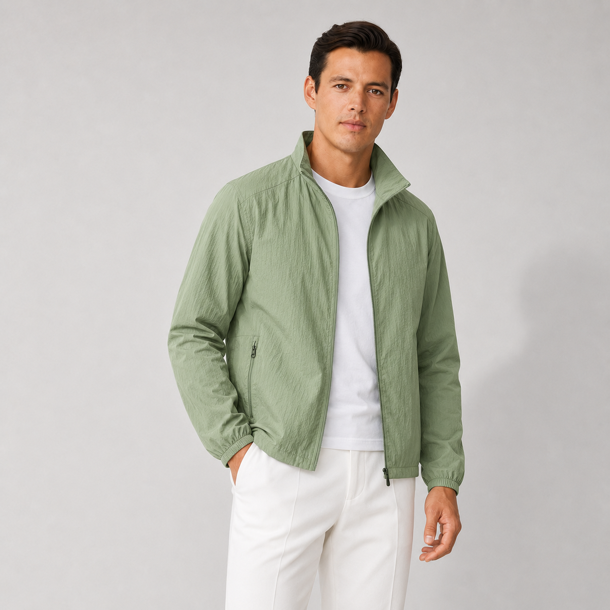 Rickie  - Chaqueta Cortavientos Ligera Con Cremallera Frontal