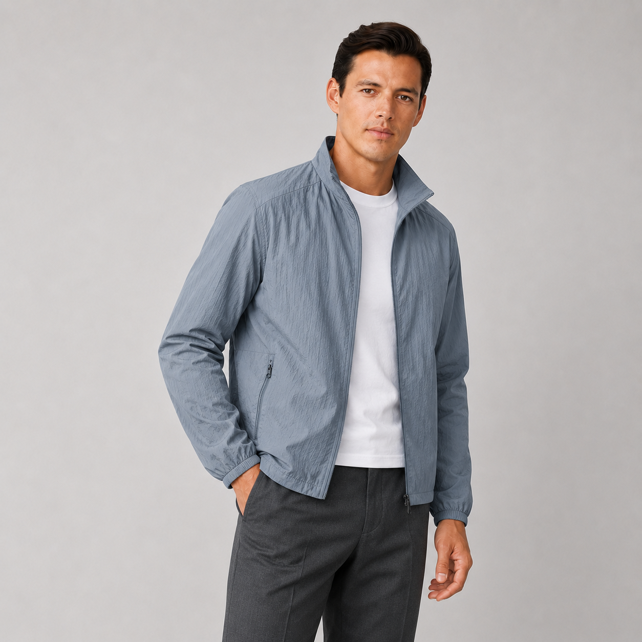 Rickie  - Chaqueta Cortavientos Ligera Con Cremallera Frontal