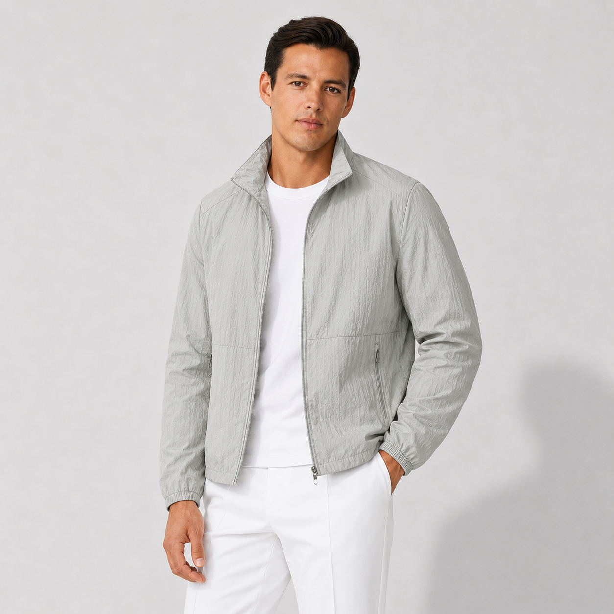 Rickie  - Chaqueta Cortavientos Ligera Con Cremallera Frontal