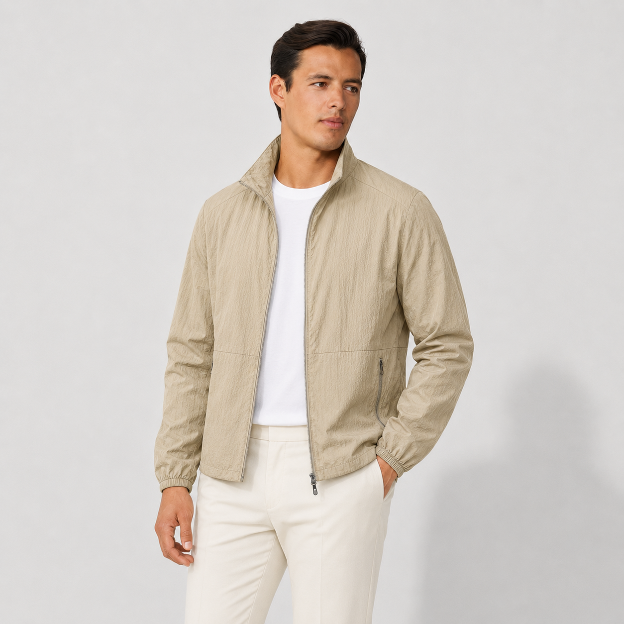 Rickie  - Chaqueta Cortavientos Ligera Con Cremallera Frontal