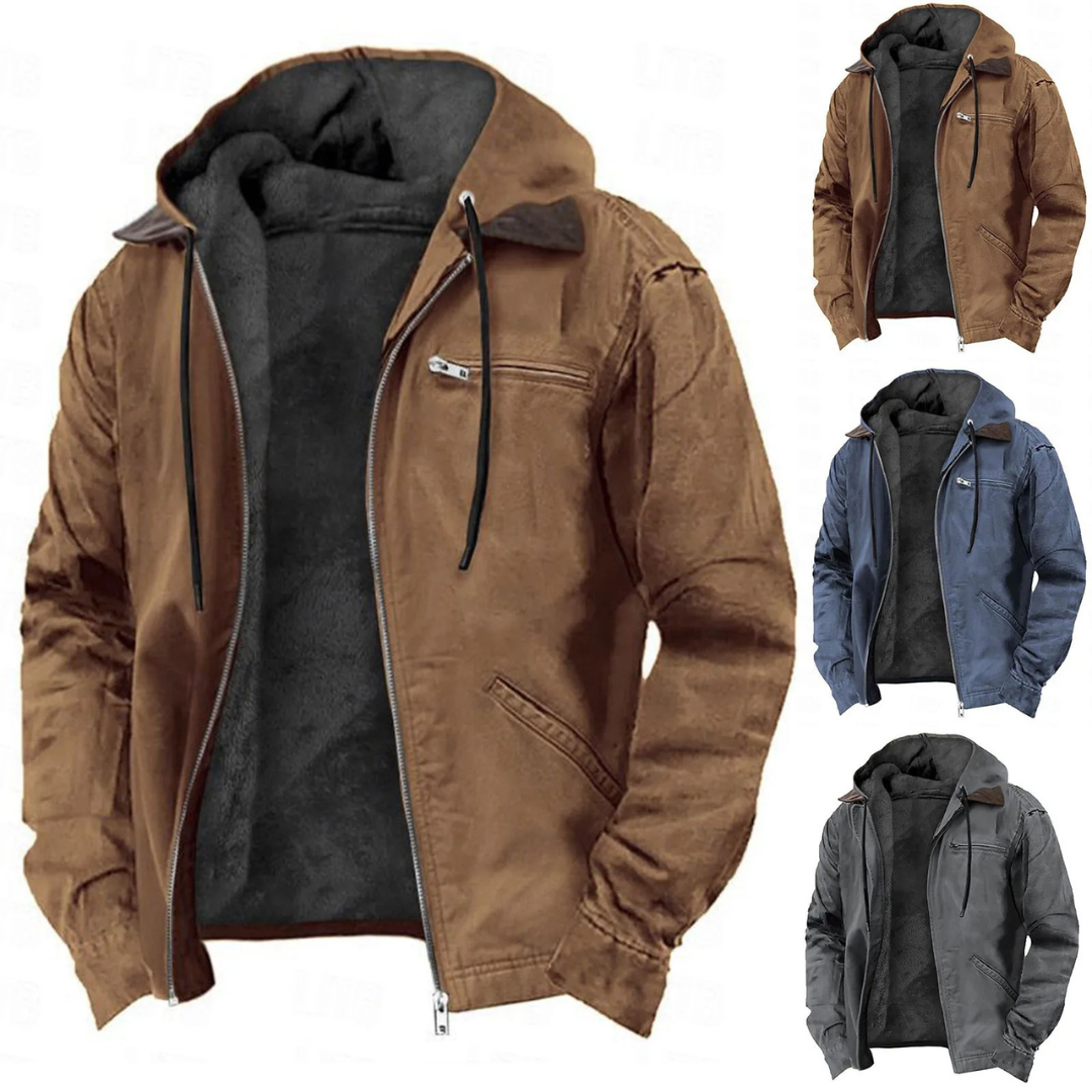 Friedhelm | Chaqueta Con Capucha, Cremallera Y Forro Polar