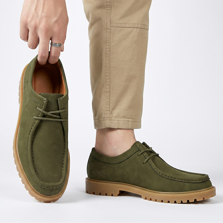 Jasson - Zapatos Casuales Con Cordones y Puntera Moc