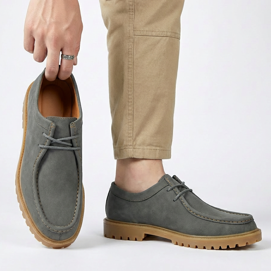 Jasson - Zapatos Casuales Con Cordones y Puntera Moc
