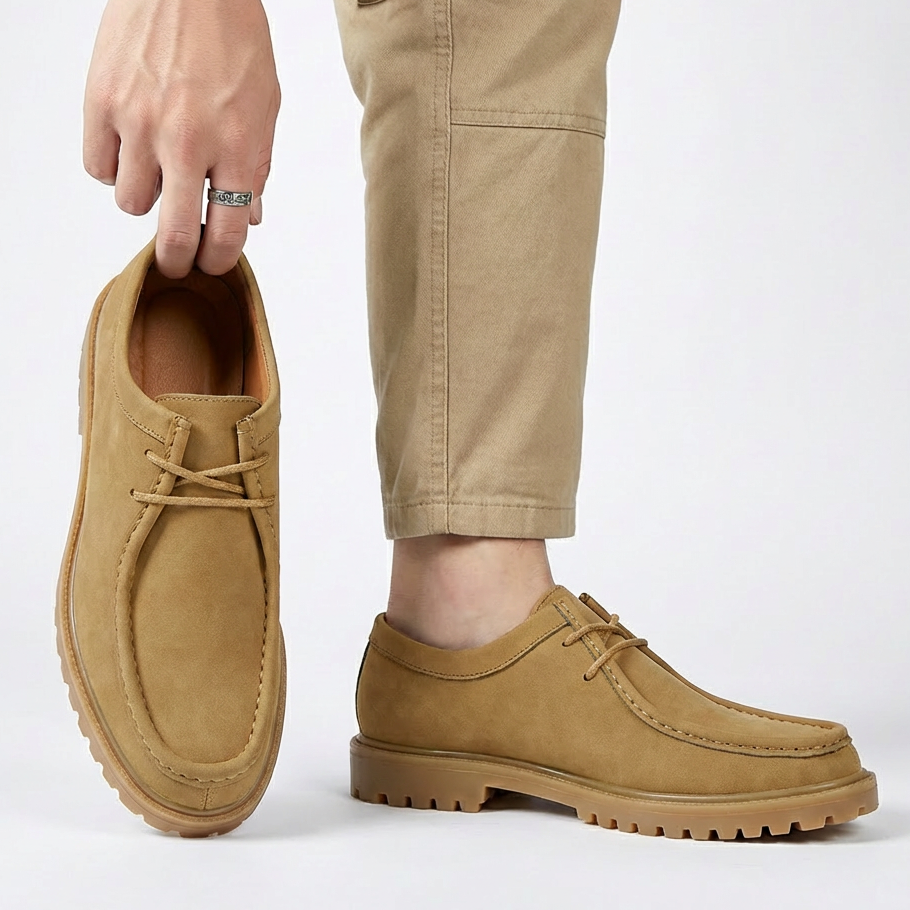 Jasson - Zapatos Casuales Con Cordones y Puntera Moc