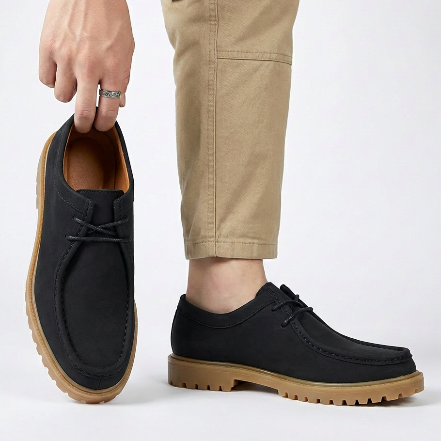 Jasson - Zapatos Casuales Con Cordones y Puntera Moc