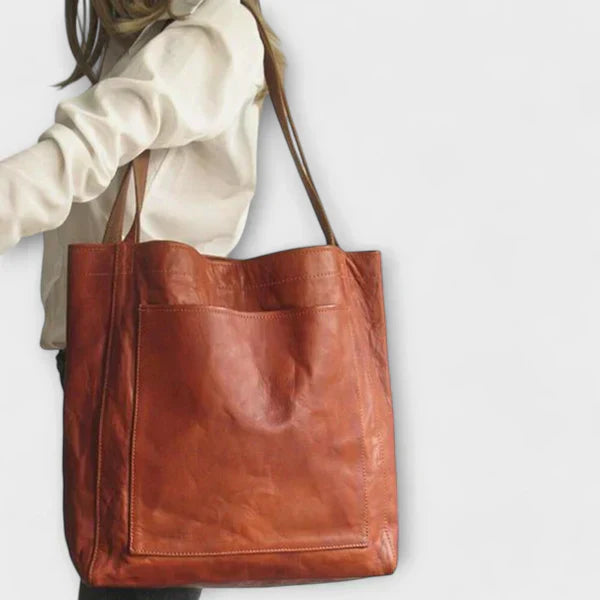 Patty - Bolso tote Grande de Imitación de Piel Suave