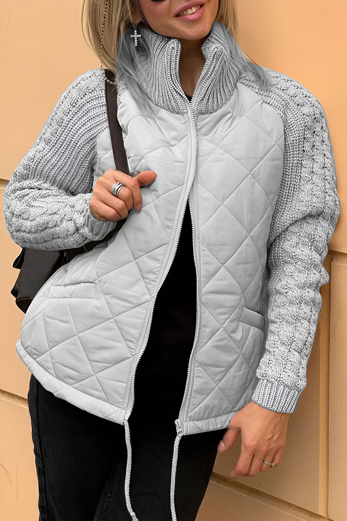 Leonarda | Chaqueta Acolchada Con Mangas De Punto