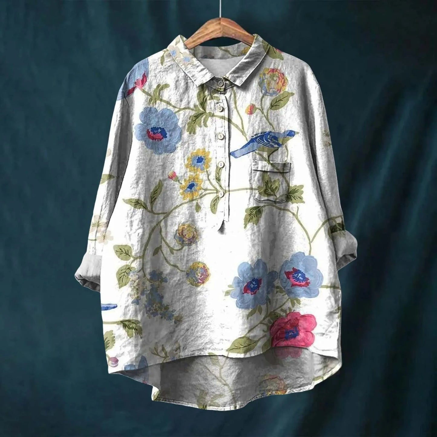 Lucero | Camisa Estampada Con Botones en La Parte Delantera