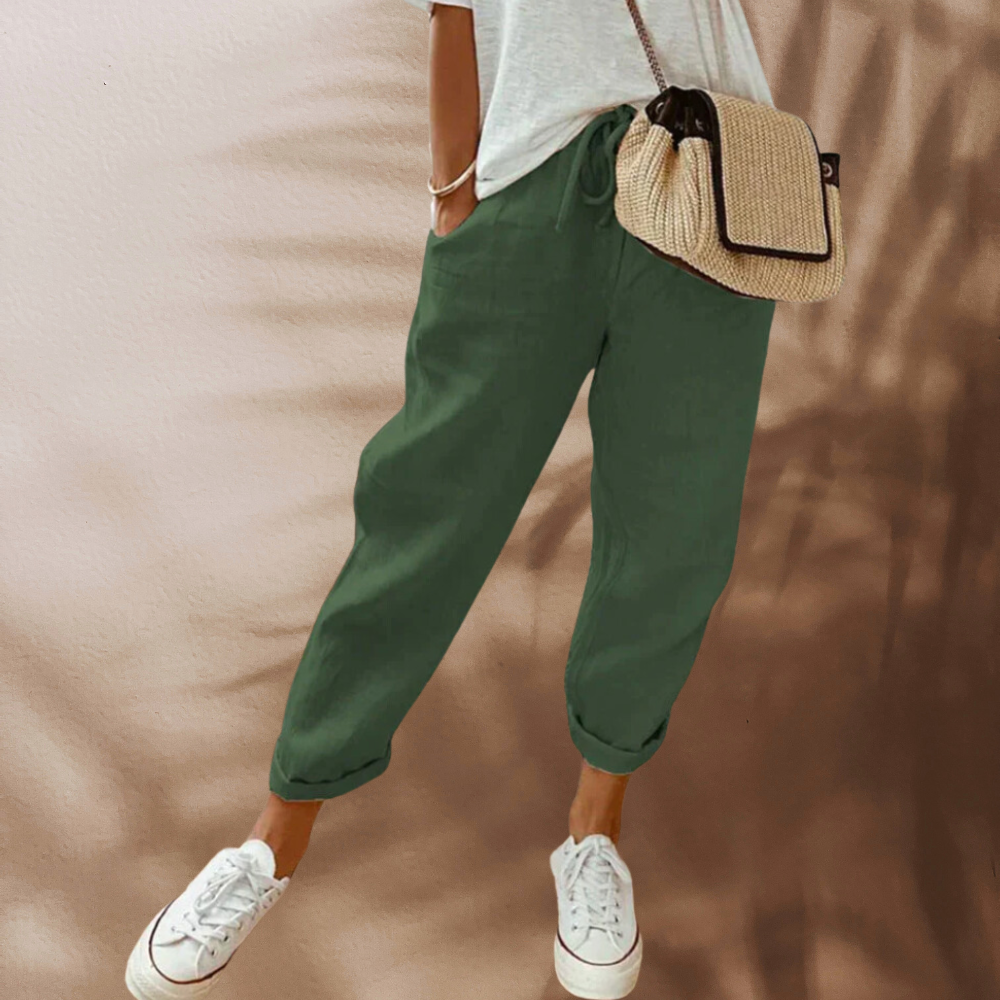 Zabrina | Pantalones Casual de Verano con Cinta