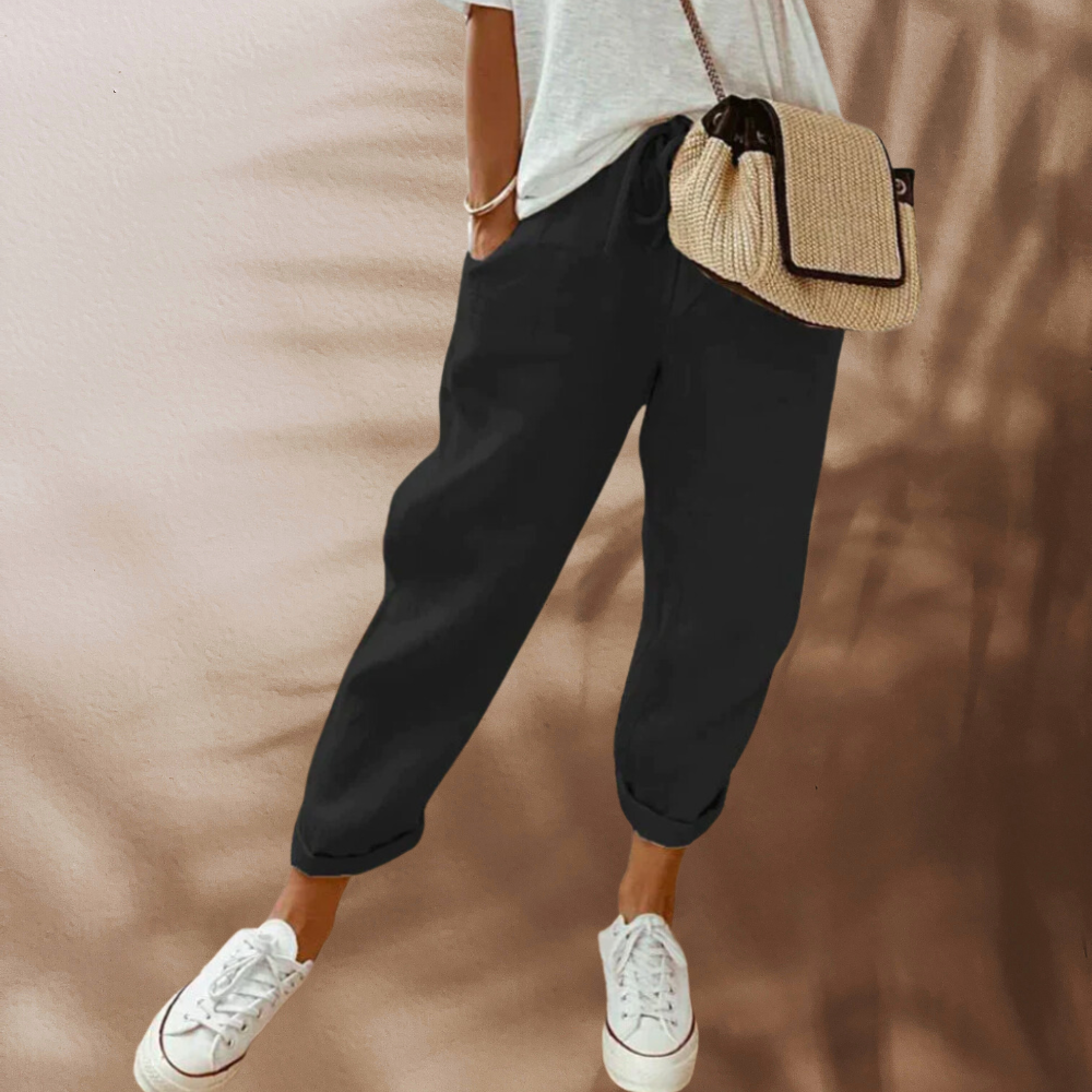 Zabrina | Pantalones Casual de Verano con Cinta
