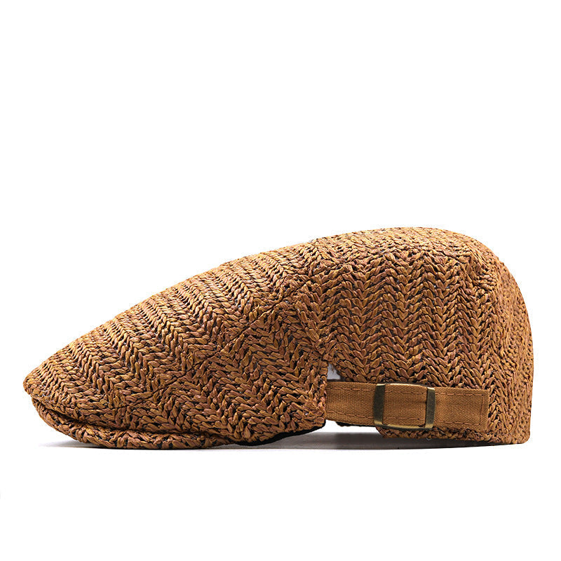 Ralph | Gorra Plana de Paja Tejida