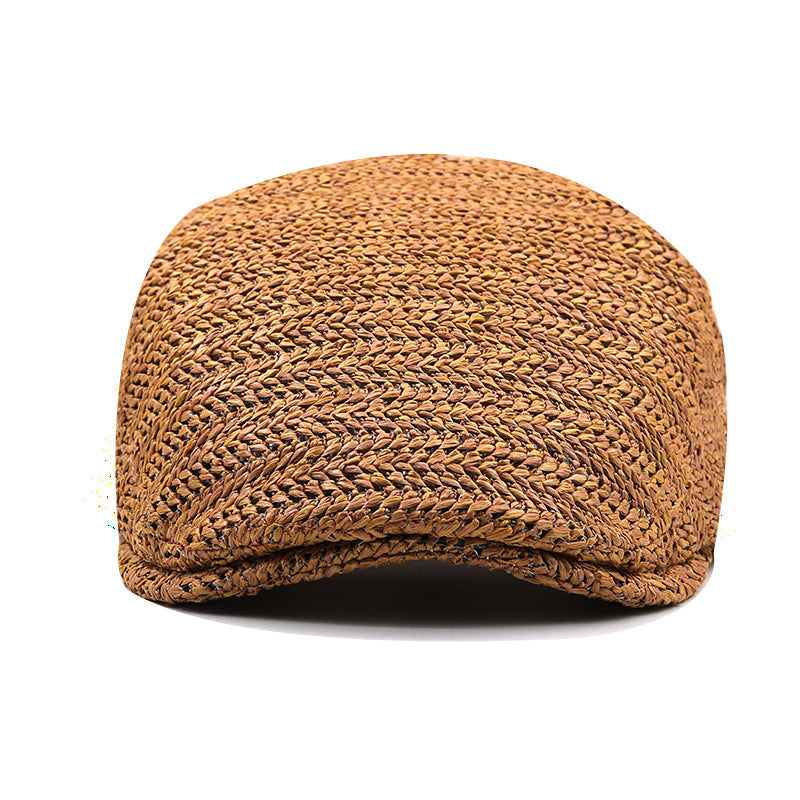 Ralph | Gorra Plana de Paja Tejida