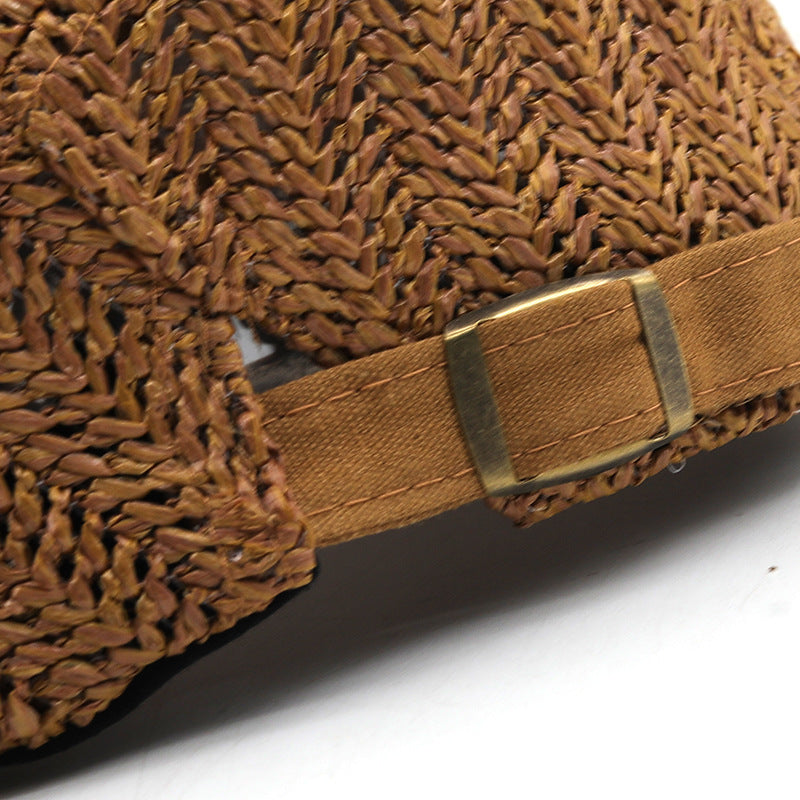 Ralph | Gorra Plana de Paja Tejida