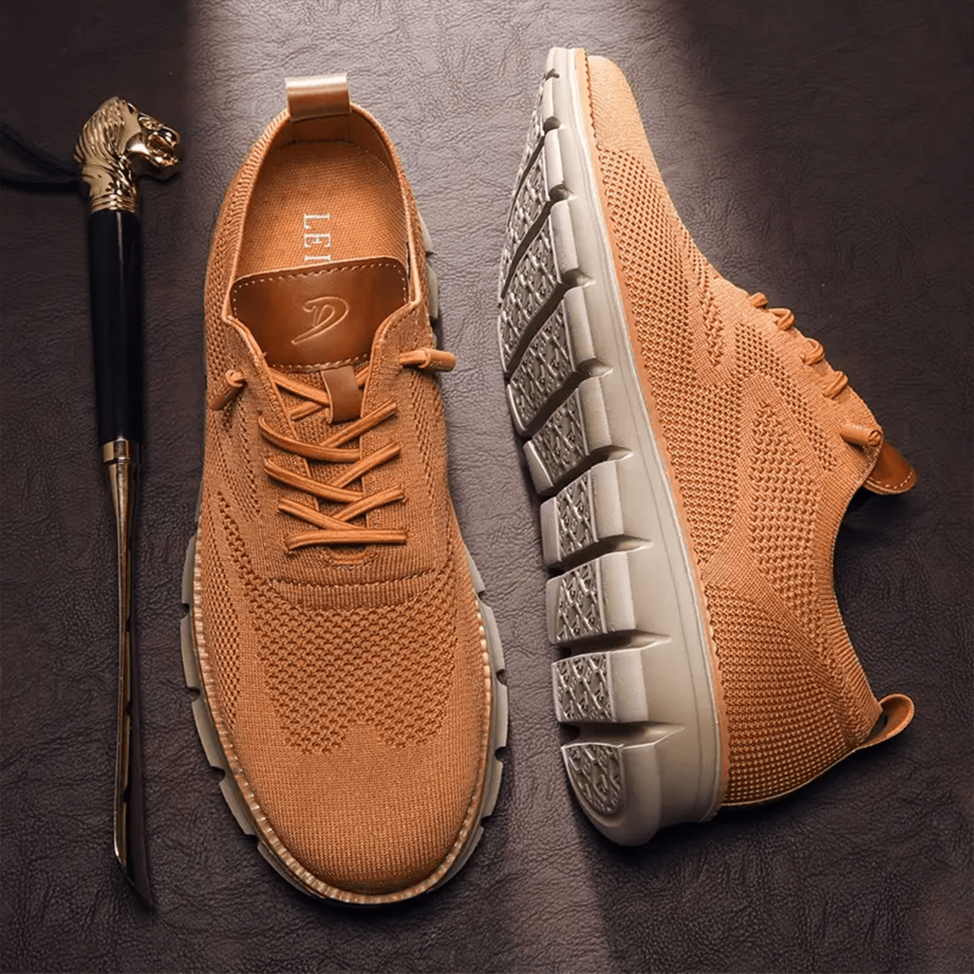Guzman | Zapatillas con Textura de Tejido y Suelas Contrastantes