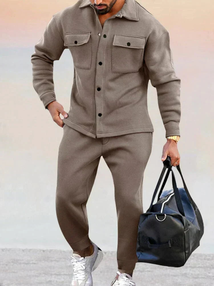 Vortexglide | Camisa Estructurada y Pantalones Ajustados