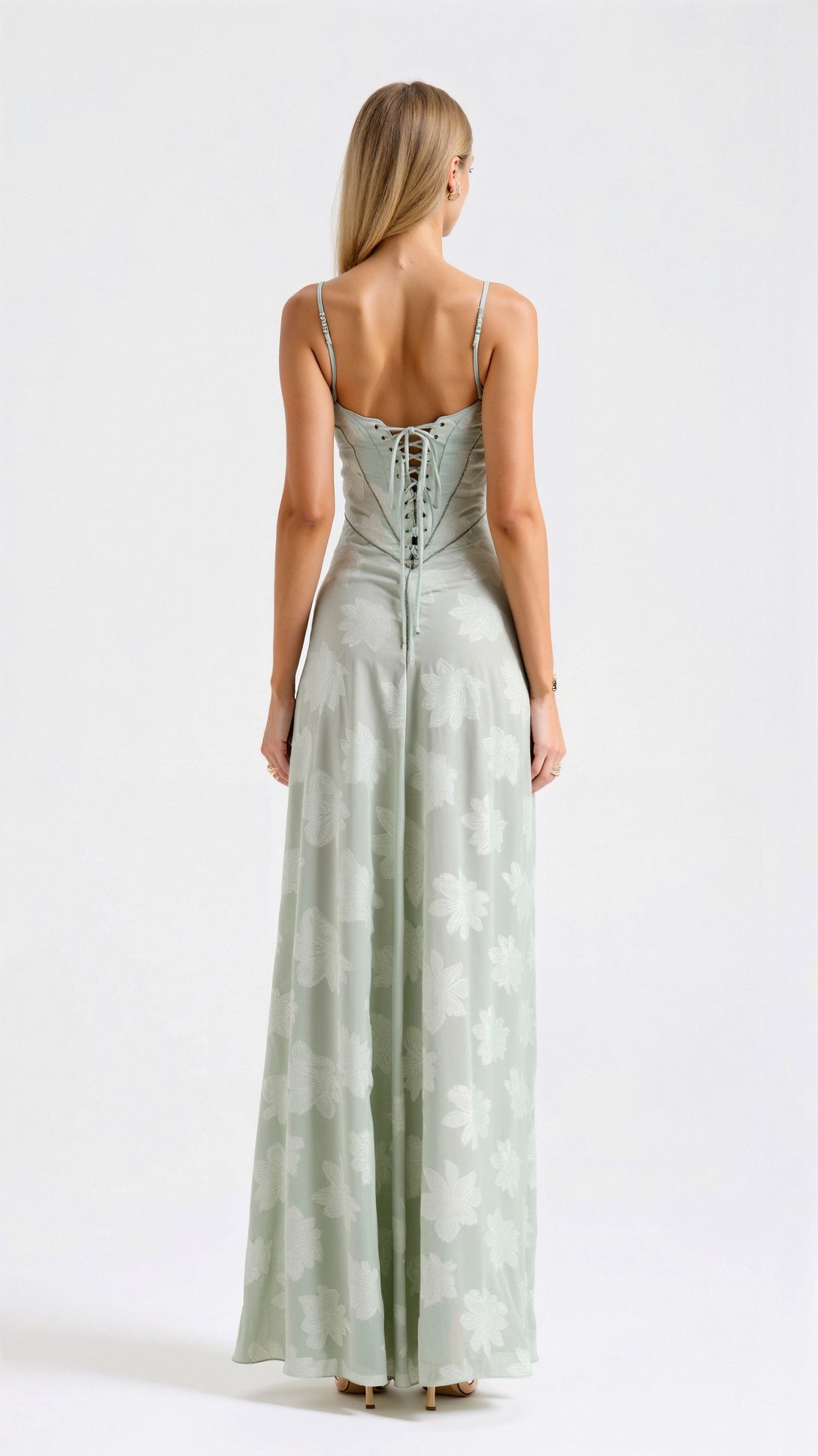 Clarissa | Vestido Largo Floral Con Tirantes Finos