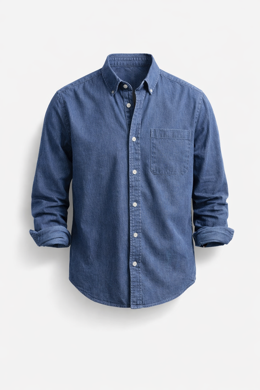Bukayo | Camisa Clásica De Manga Larga Con Botones Y Bolsillo en El Pecho