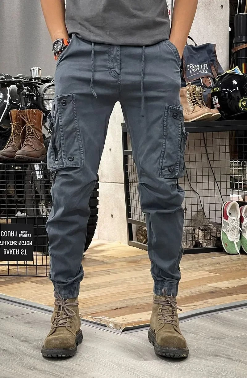 Guntram – Jogger Cargo Ajustado Con Cordón