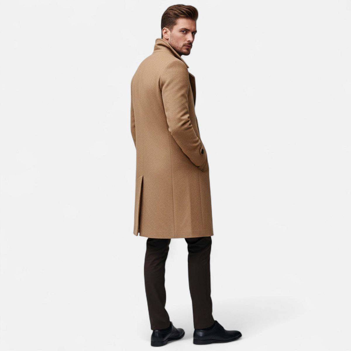 Ulrbertmund | Abrigo Largo Doble Botonadura