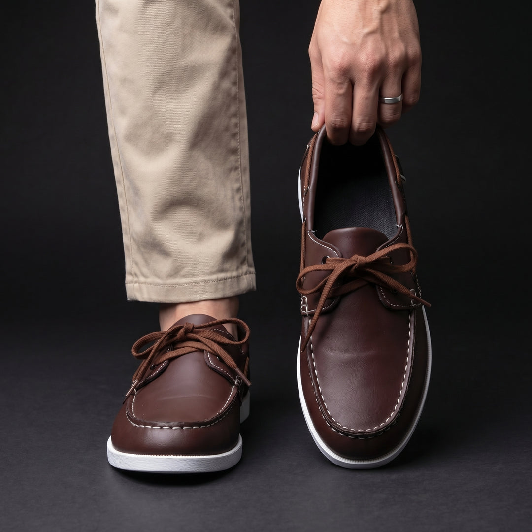 Kuachner - Zapatos Náuticos Con Cordones