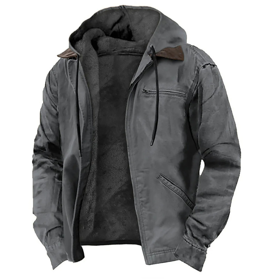 Friedhelm | Chaqueta Con Capucha, Cremallera Y Forro Polar