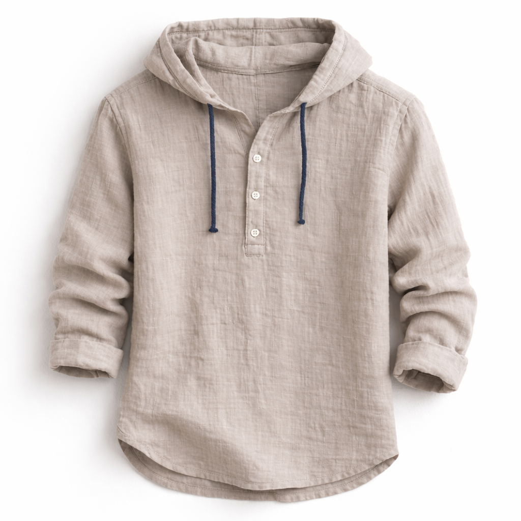 Samuel | Camisa con Capucha y Mangas Largas
