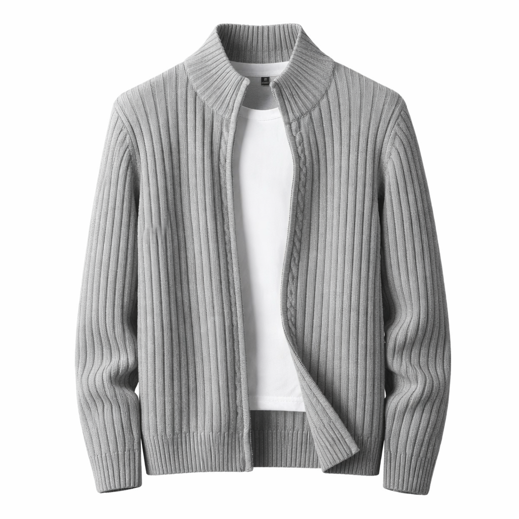 Danial | Cardigan de punto con cuello alzado