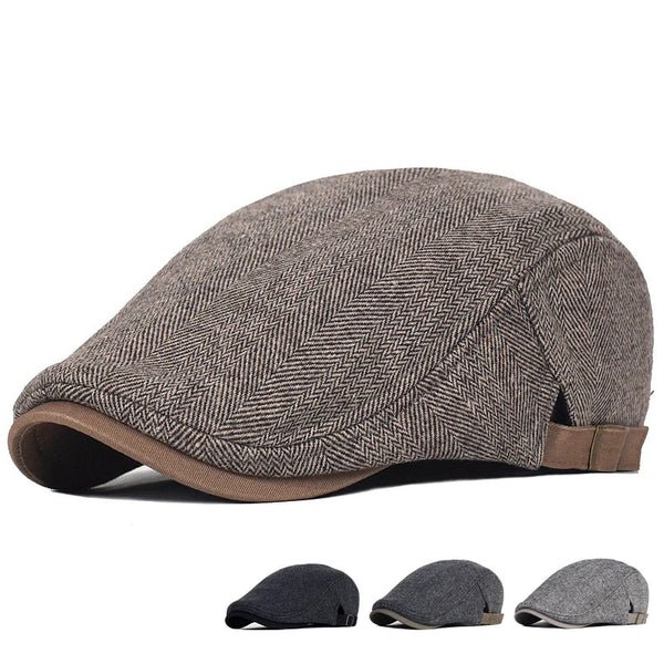 Imre - Gorra Plana Ajustable Con Diseño en Espiga