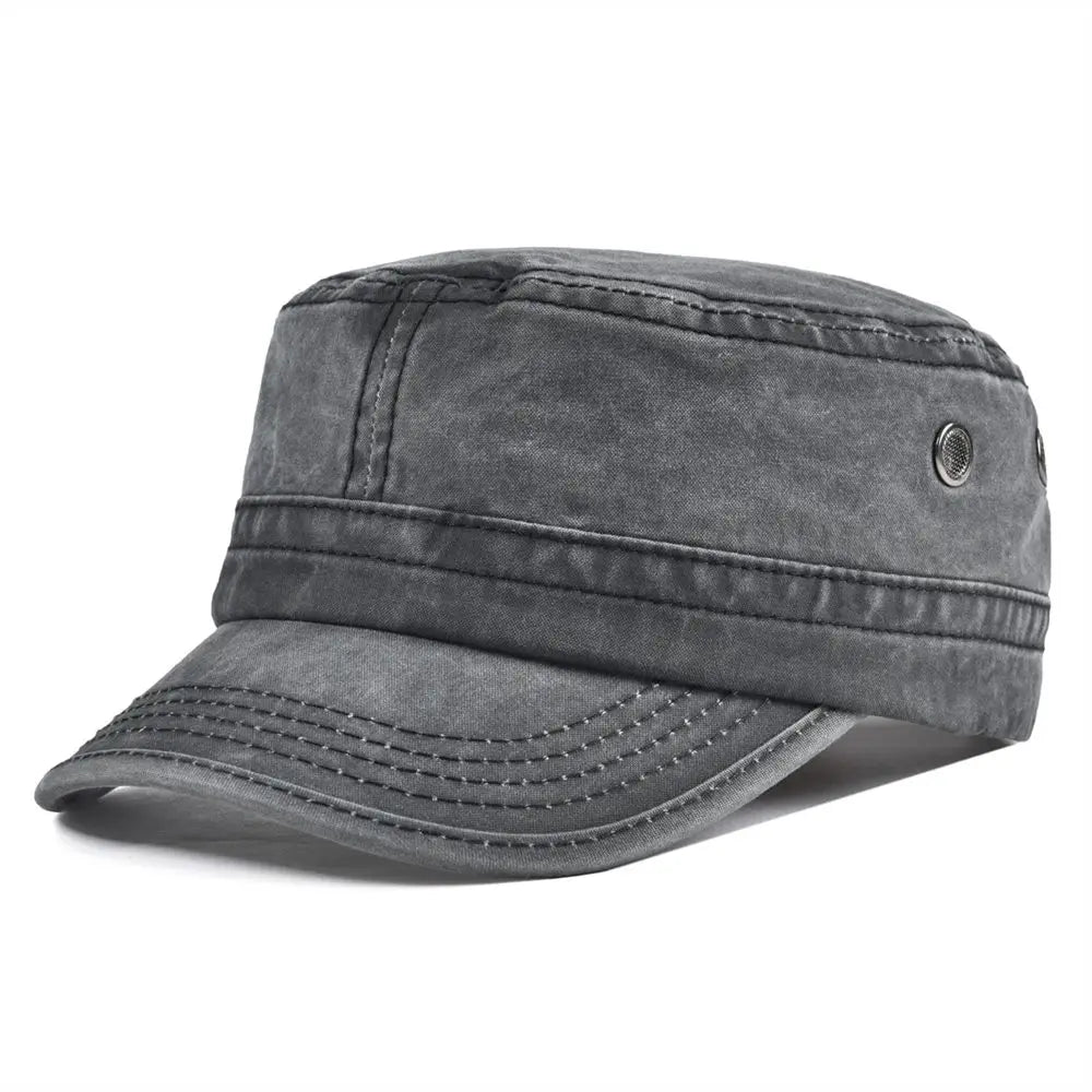Manenti | Gorra De Cadete Estilo Militar Desgastada