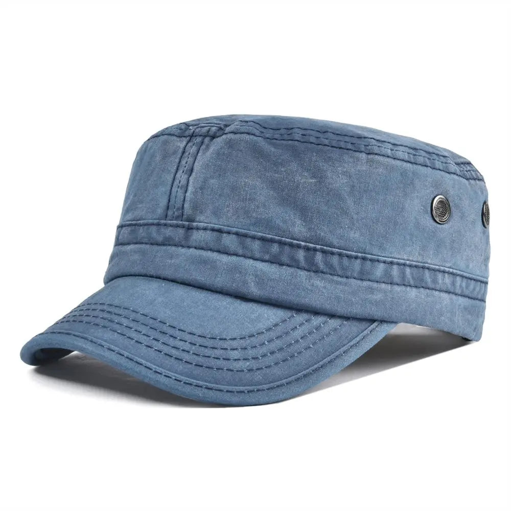 Manenti | Gorra De Cadete Estilo Militar Desgastada
