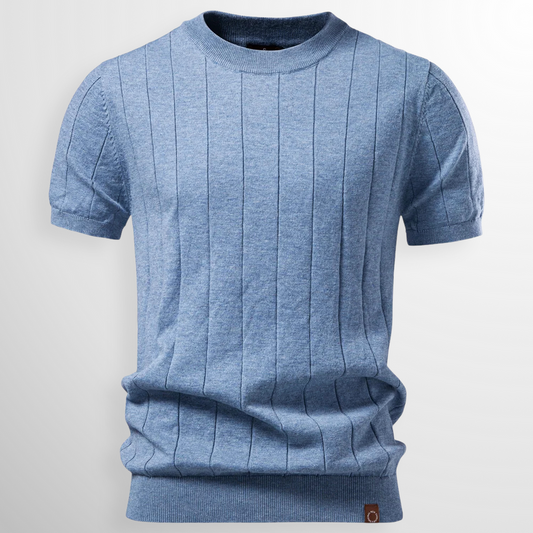 Driessen - Camiseta de Punto Acanalado