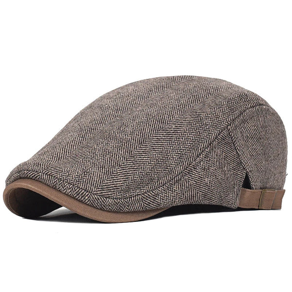 Imre - Gorra Plana Ajustable Con Diseño en Espiga