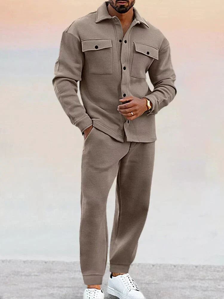 Vortexglide | Camisa Estructurada y Pantalones Ajustados
