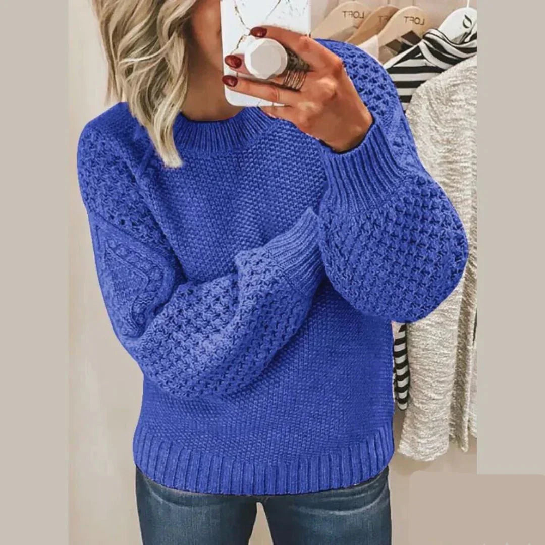 Kirti | Suéter De Punto Texturizado Con Cuello Redondo
