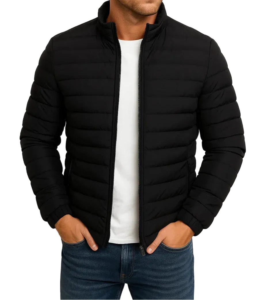 Stellan | Chaqueta Puffer con Gola Alta y Cierre