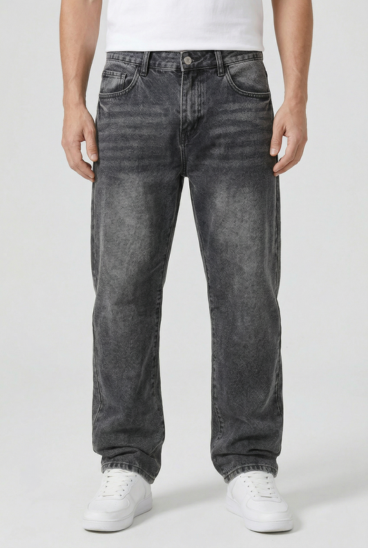 Bullock | Jeans con Pierna Recta y Desgaste