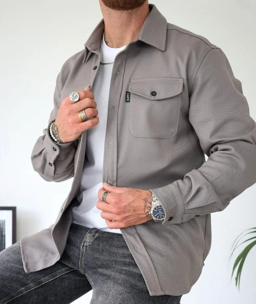 Benton | Camisa Larga De Manga Larga Con Botones en La Parte Delantera