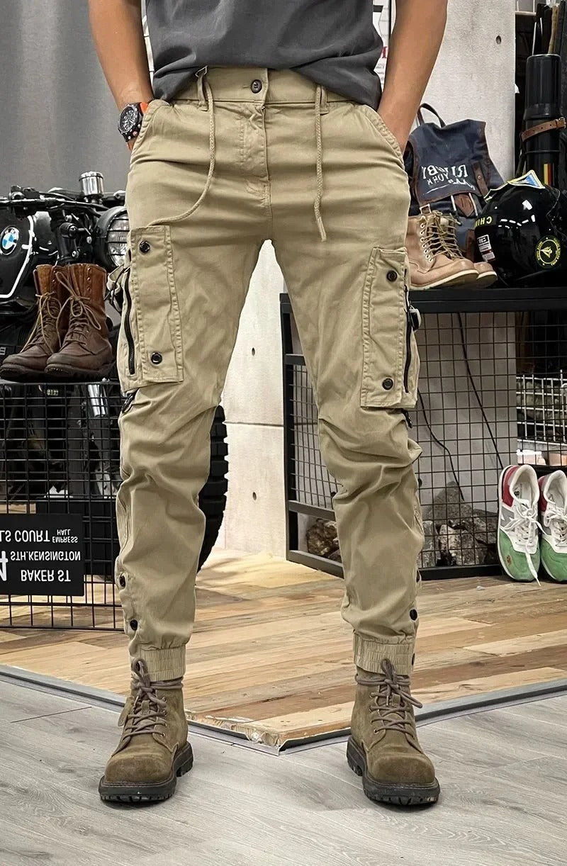 Guntram – Jogger Cargo Ajustado Con Cordón
